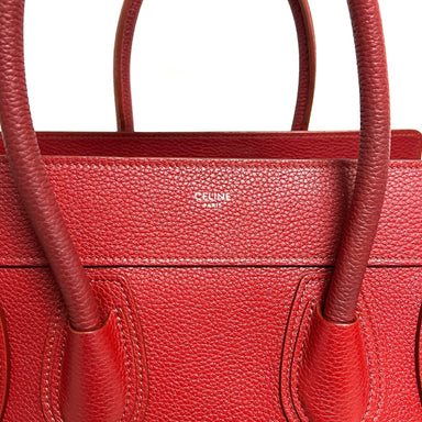Celine Luggage Micro 27 Rot NP. 2250€