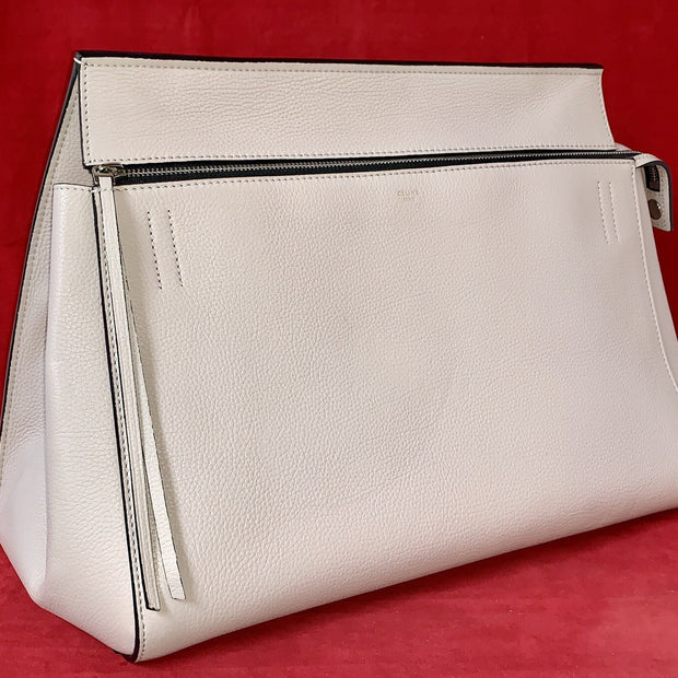 Celine Edge Tote Bag Light Taupe/Off white Kalbsleder Shopper Handtasche Luggage