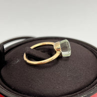 Pomellato Nudo Ring Petite Gr. 52 Grün 750er Rosegold mit Prasiolith