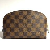 Louis Vuitton N47516 Cosmetic Pouch PM Damier Ebene Kosmetik Etui Pochette