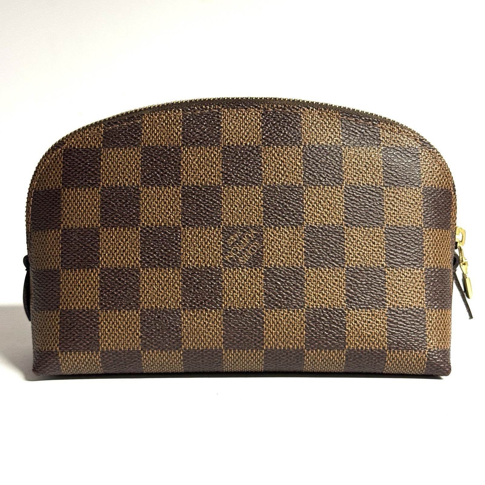 Louis Vuitton N47516 Cosmetic Pouch PM Damier Ebene Kosmetik Etui Pochette