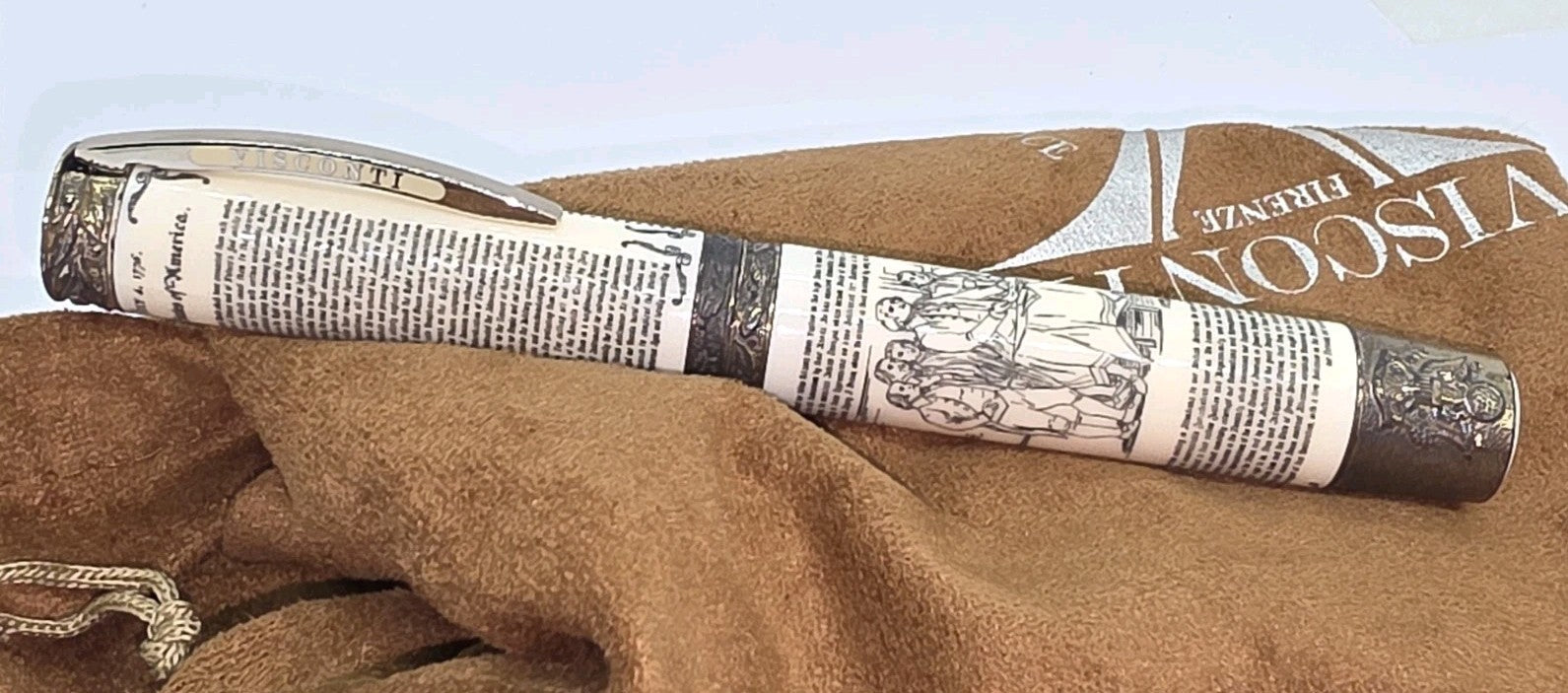 Visconti Declaration of Indipendence 1776 Fountain Pen B Nib Füllfederhalter NEU