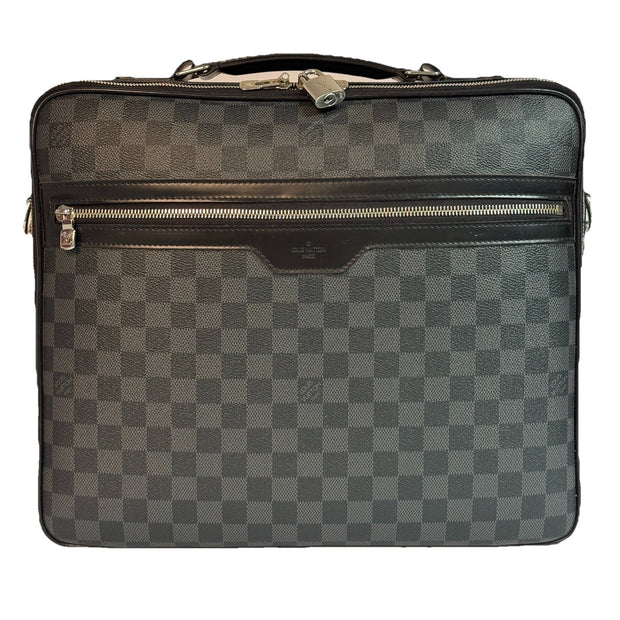 Louis Vuitton Steeve Porte Documents Damier Graphite Herren Businesstasche