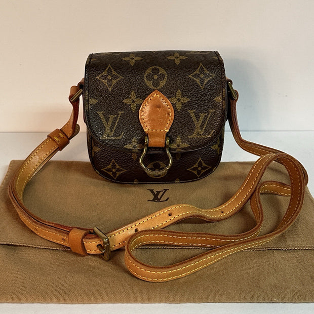 Louis Vuitton St Saint Cloud Bebe Mini Nano Crossbody Umhängetasche Monogram