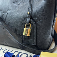 Louis Vuitton Petit Palais PM M58916 Monogram Empreinte Leder Schwarz