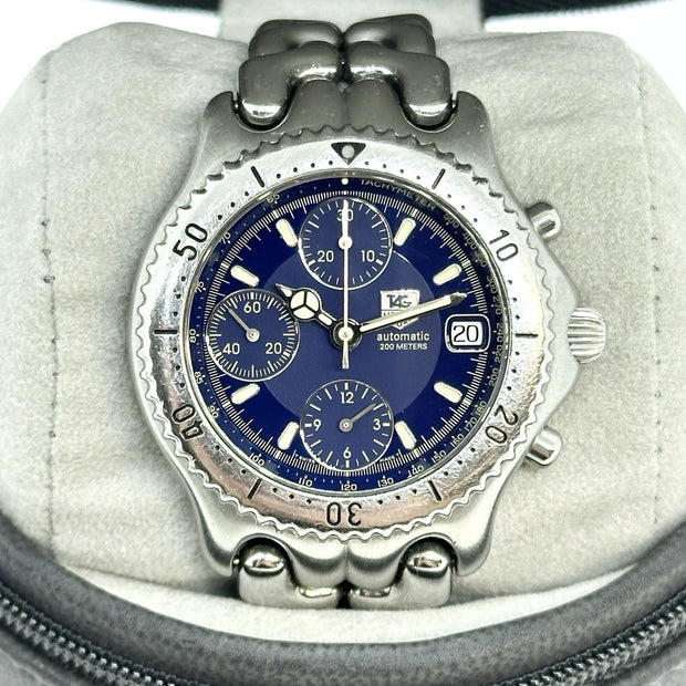 Tag Heuer Link Chronograph Automatik Edelstahl Herrenuhr CG2111-RO