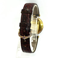 Cartier Vendome Medium 30mm Bordeaux Vermeil Must Damenuhr