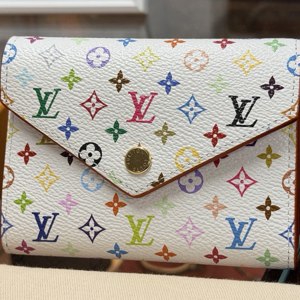 Louis Vuitton Victorine Portemonnaie Wallet M28387 Monogram Takashi Murakami