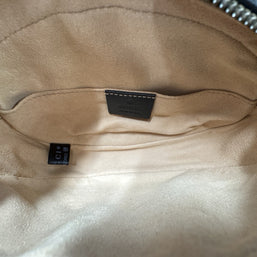 Gucci GG Marmont Gürteltasche Bumbag Leder Schwarz/Gold 476434