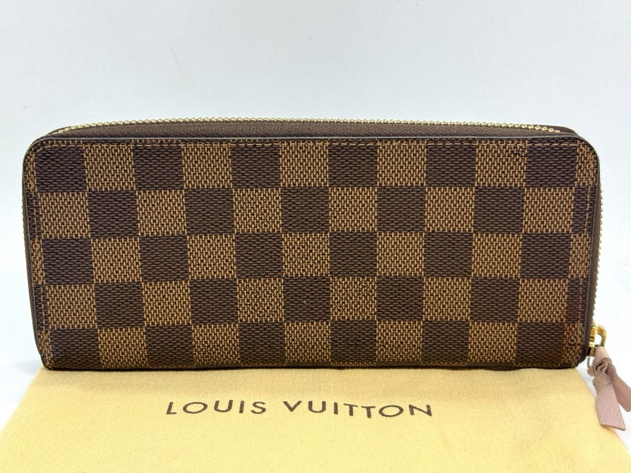 Louis Vuitton Portemonnaie Damen Zippy Slim Damier Ebene & Rose Ballerine 2017
