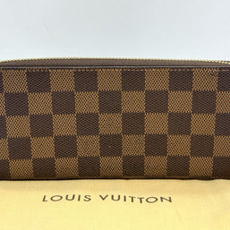 Louis Vuitton Portemonnaie Damen Zippy Slim Damier Ebene & Rose Ballerine 2017