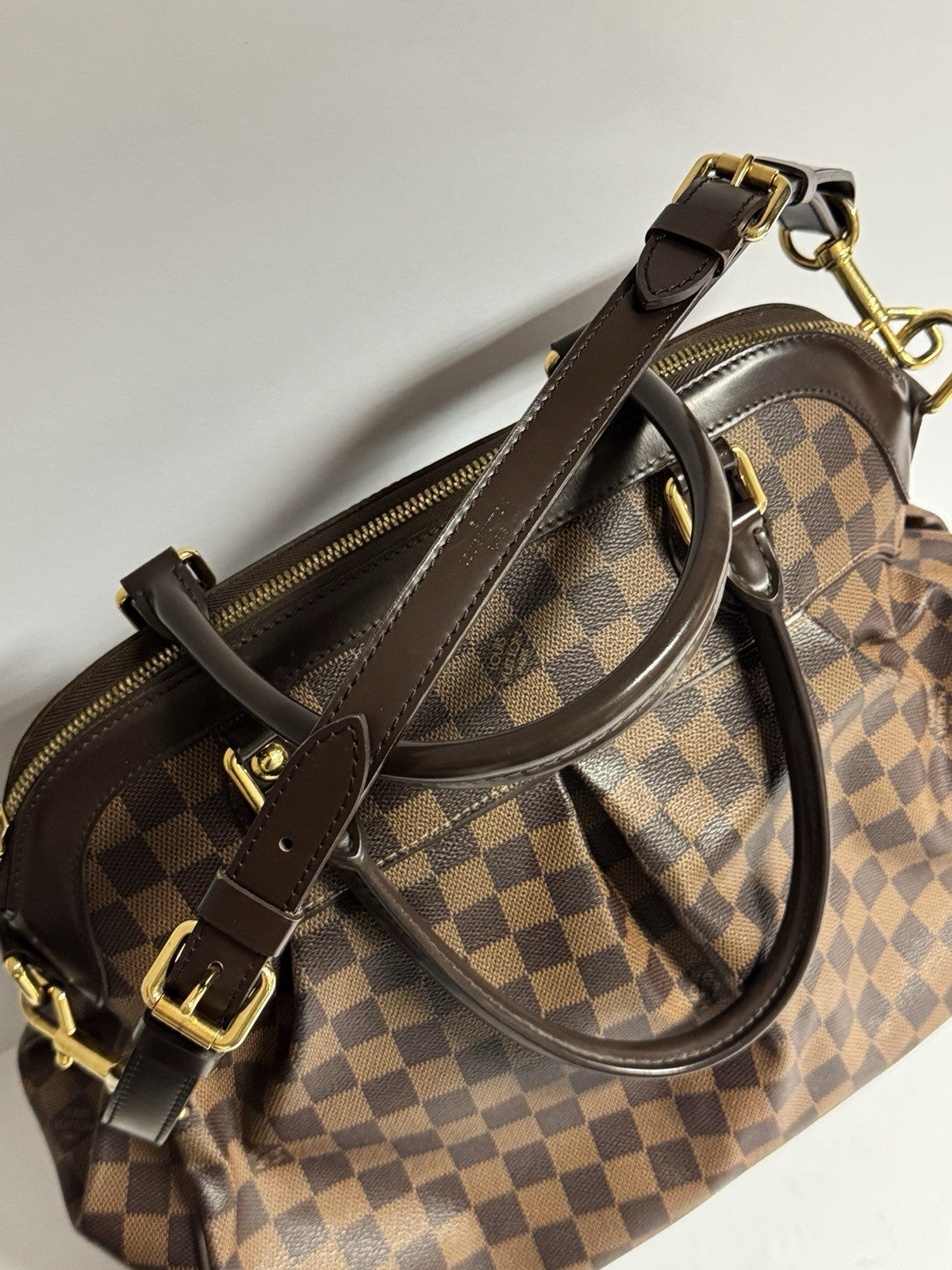 Louis Vuitton Trevi GM Handtasche/Schultertasche Damier Ebene