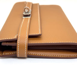 Hermes Kelly To Go Wallet Long Epsom Gold Braun Palladium Portemonnaie 2018