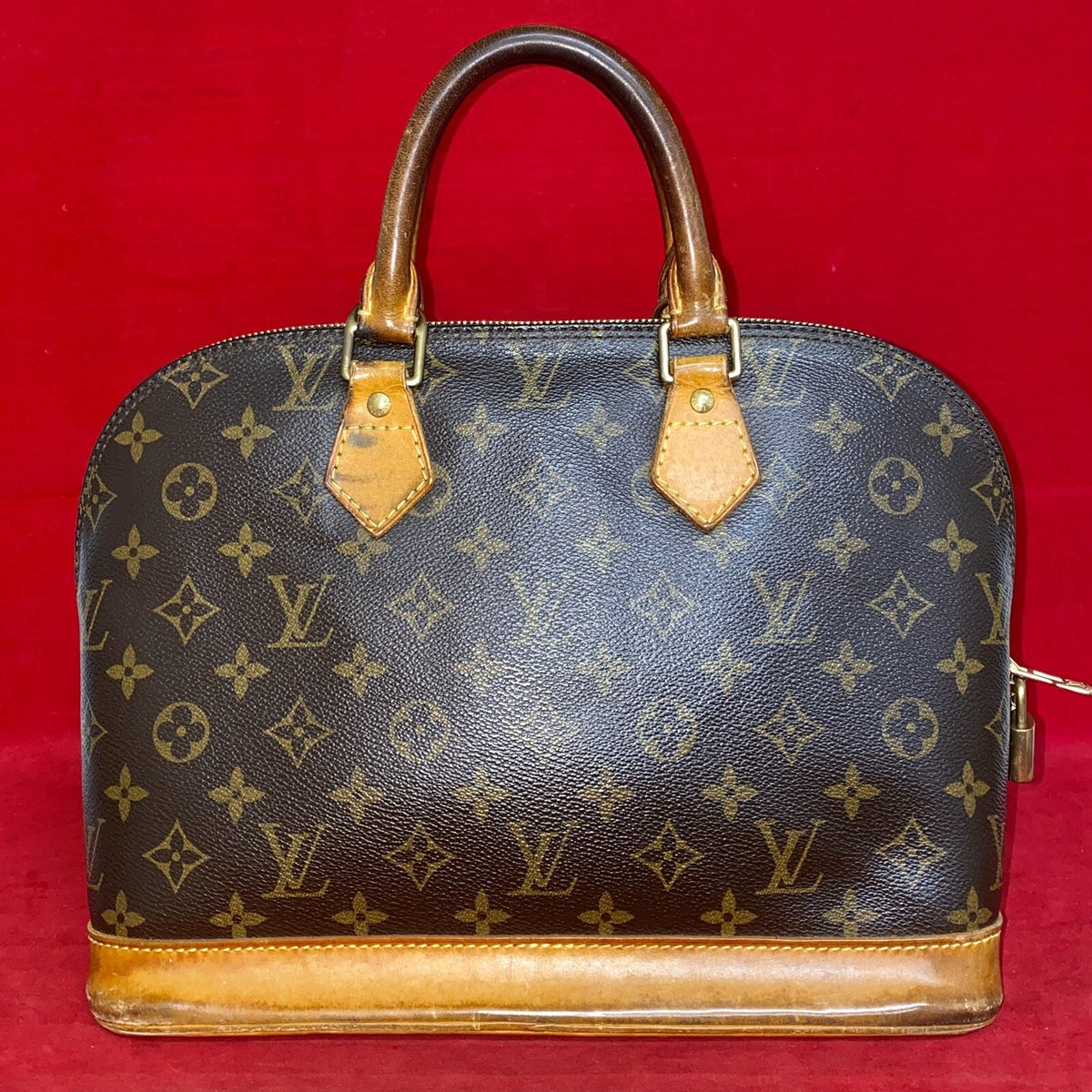 Louis Vuitton Alma PM Damen Handtasche Umhängetasche Monogram Canvas 2005