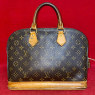 Louis Vuitton Alma PM Damen Handtasche Umhängetasche Monogram Canvas 2005