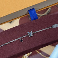 Louis Vuitton M0941A Iconic Aquamarine Armband Palladium Charm Bracelet