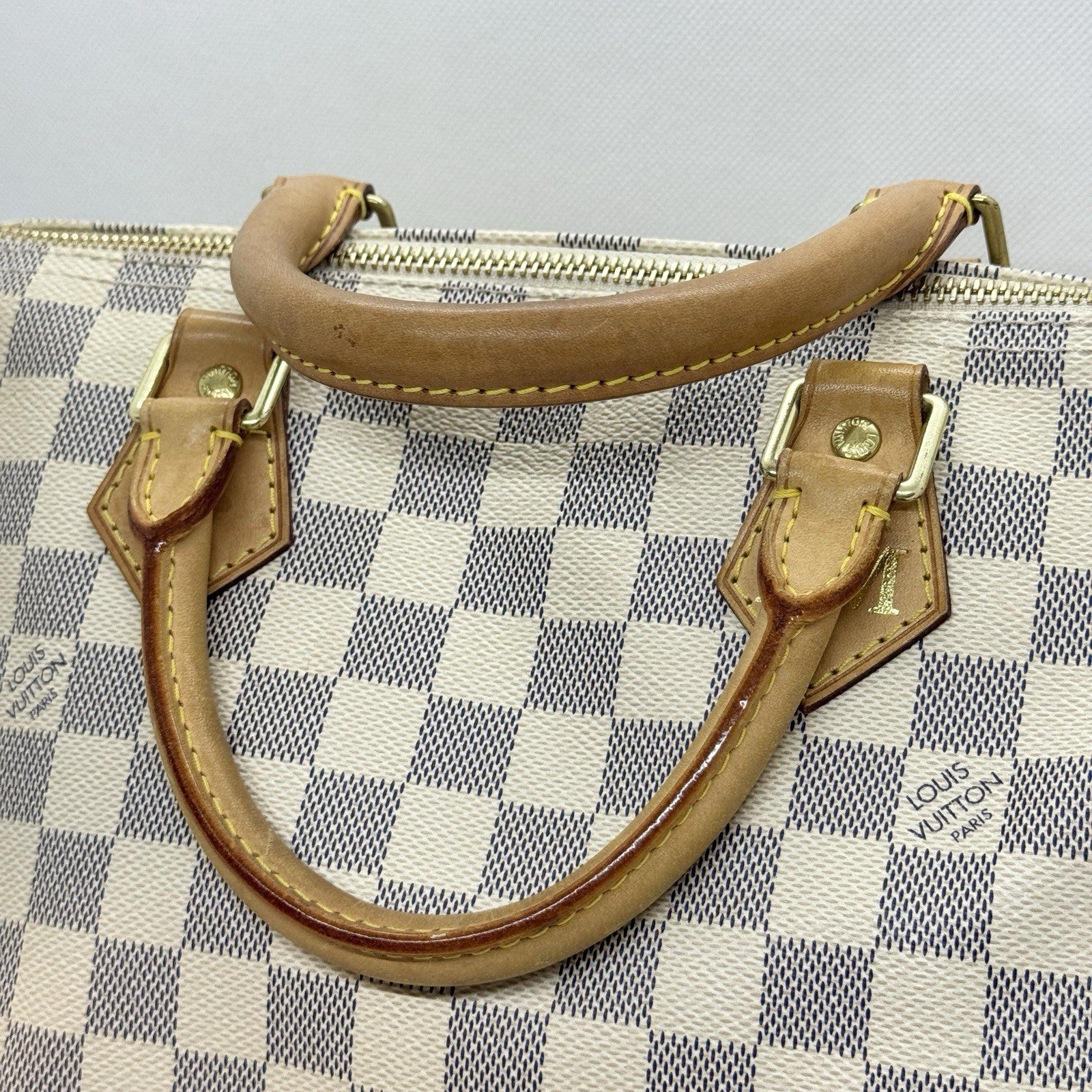 Louis Vuitton Speedy 30 Damier Azur 2012