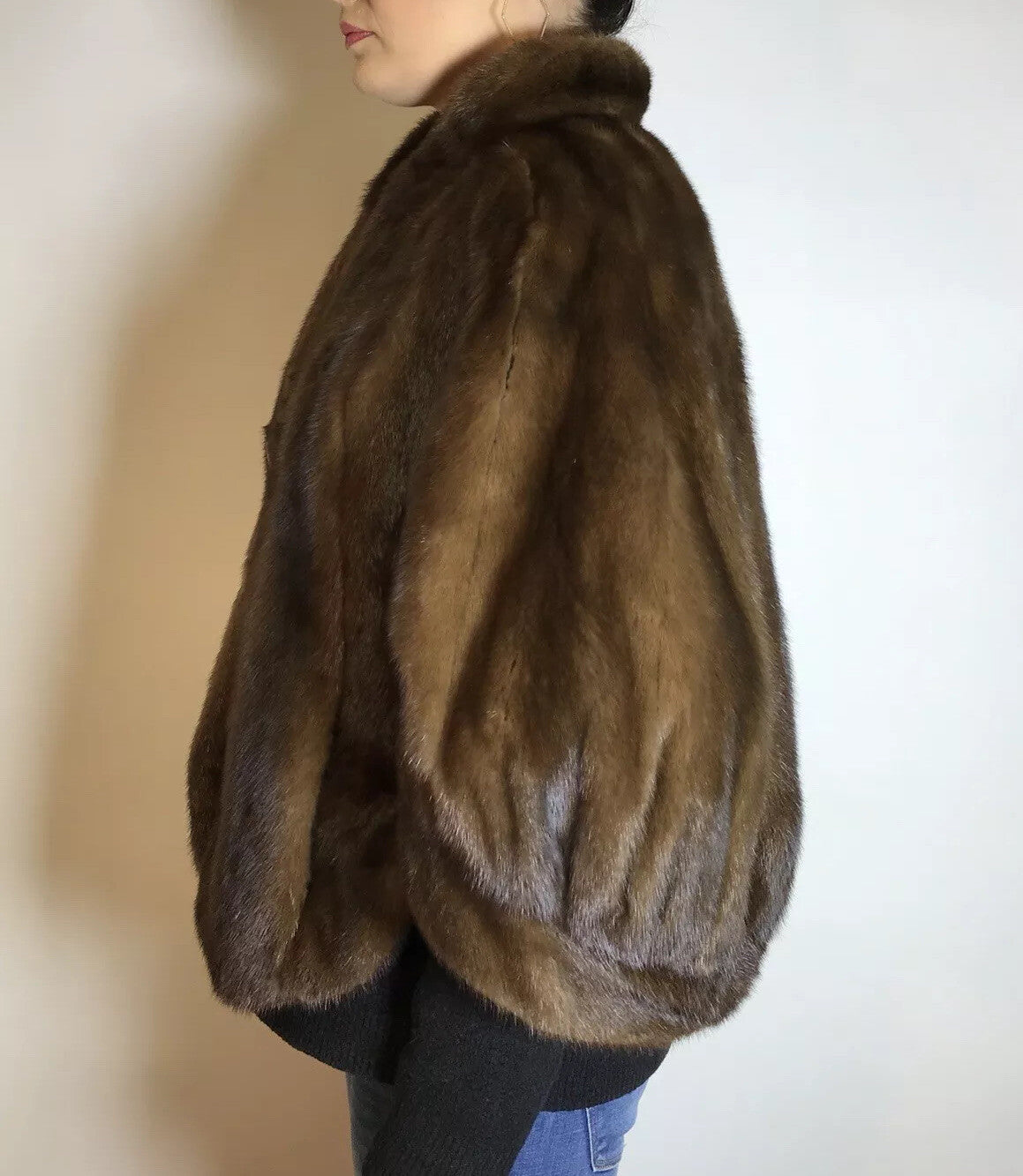 Elegantes Nerzcape, Cape naturbraun Exklusiv vom Kürschner onesize / S-L Damen