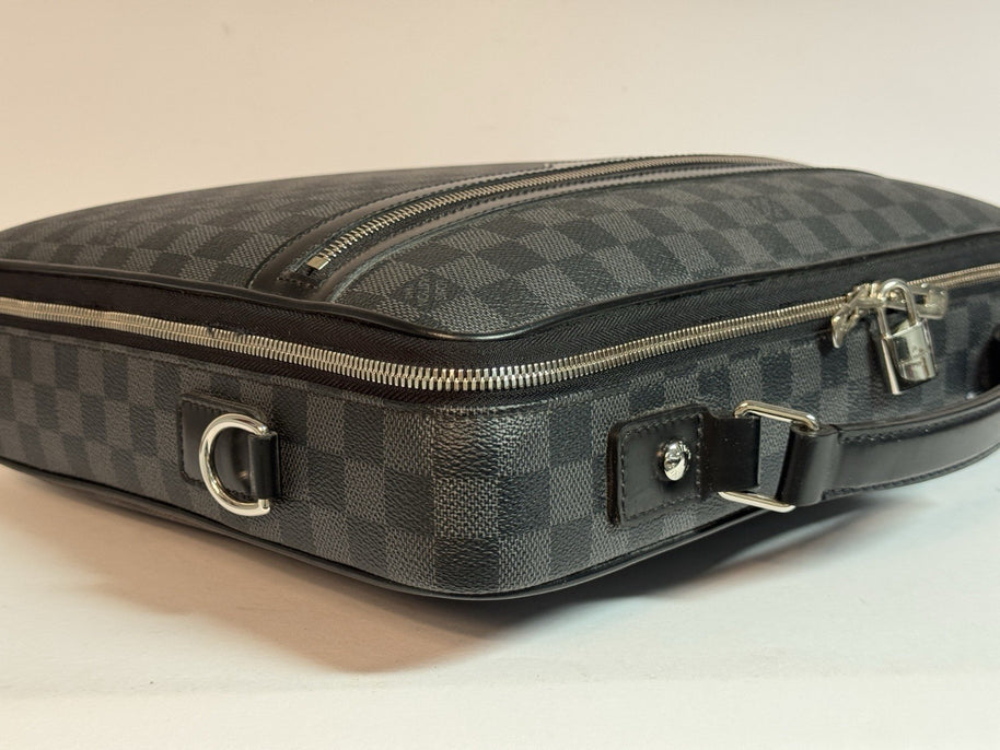 Louis Vuitton Steeve Porte Documents Damier Graphite Herren Businesstasche