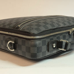 Louis Vuitton Steeve Porte Documents Damier Graphite Herren Businesstasche