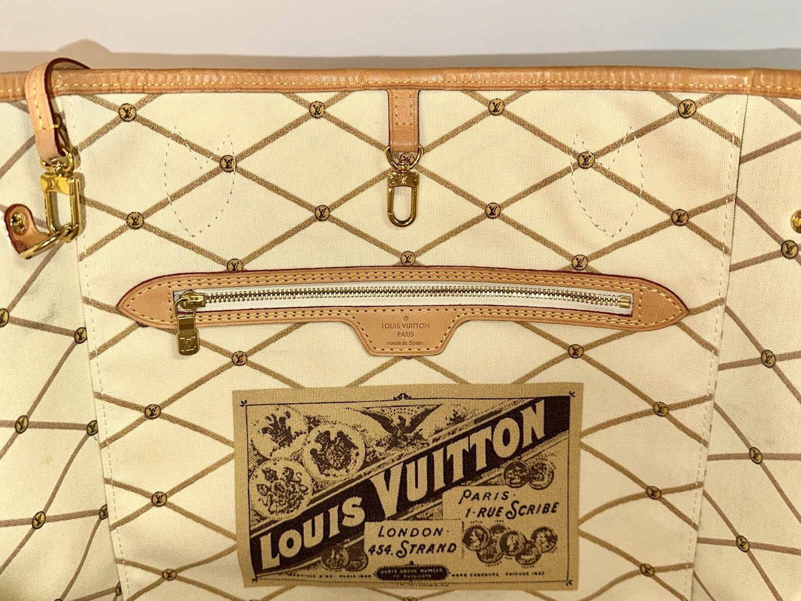 Louis Vuitton Summer Trunk Monogram Neverfull MM Tote Bag M41390