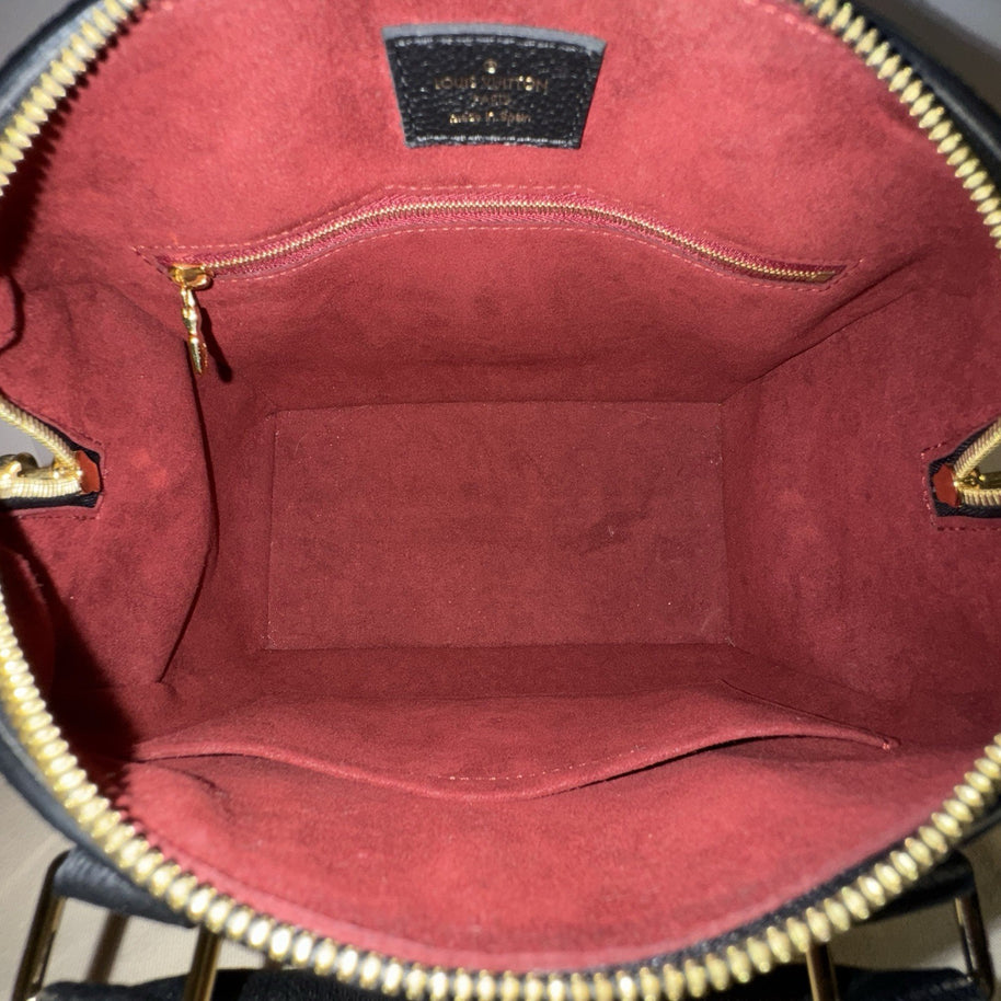 Louis Vuitton Speedy 25 mit Schulterriemen Monogram Empreinte Bicolor Leder