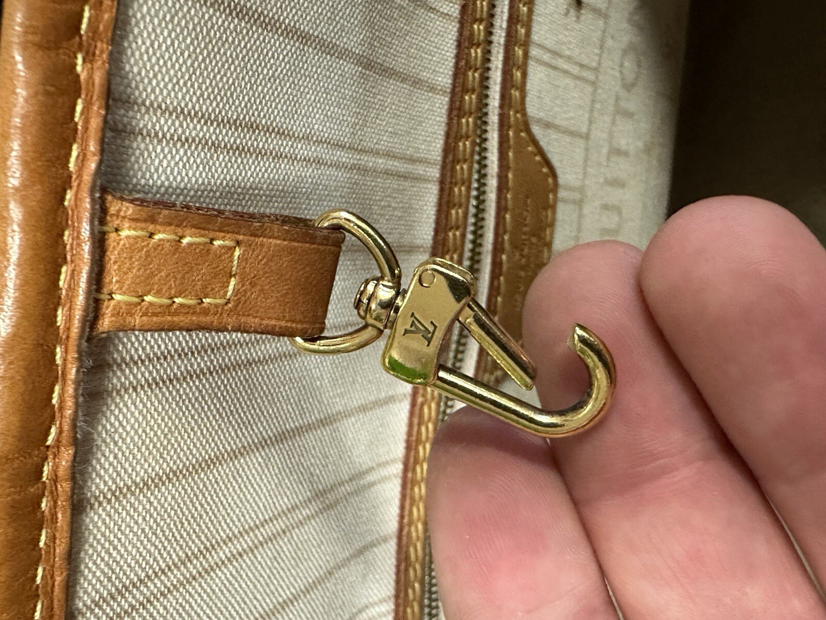 Louis Vuitton Neverfull MM + Pochette Damier Azur 2019 Shopper