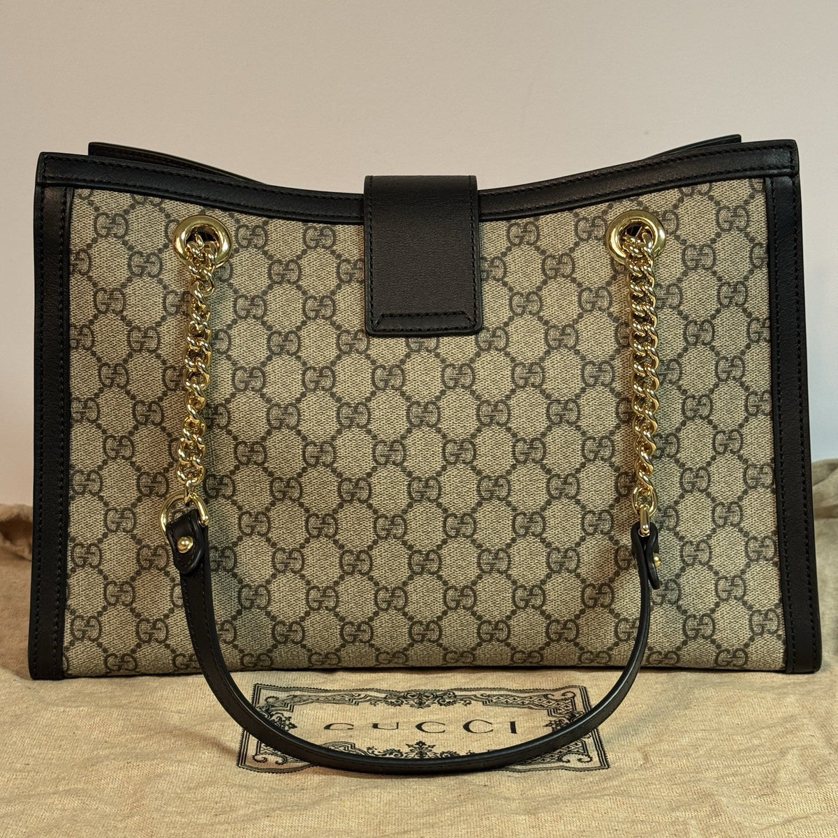Gucci Padlock Shopper großes Modell (35cm) NP. 2.200€ GG Supreme TOP ZUSTAND