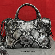 Balenciaga Neo Classic City kleine Damen Umhängetasche Python Leder