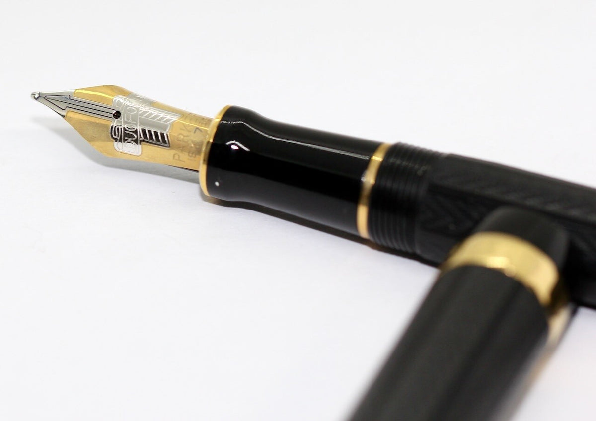Parker Duofold Greenwich Vintage Fountain Pen Füllfederhalter NEU