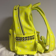 MCM Stark Rucksack + Portemonnaie Visetos Neon Gelb