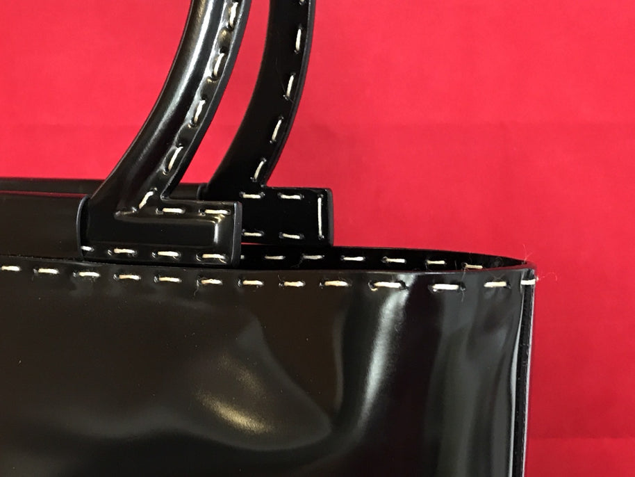 Große Salvatore Ferragamo Damen Handtasche schwarz
