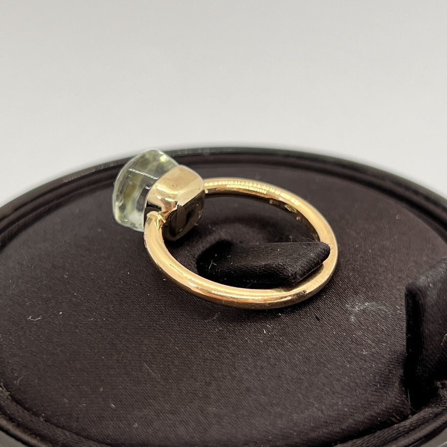 Pomellato Nudo Ring Petite Gr. 52 Grün 750er Rosegold mit Prasiolith
