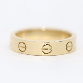 Cartier Love Diamant Ring Trauring/Ehering mit Brillant 18k Gelbgold Gr. 50