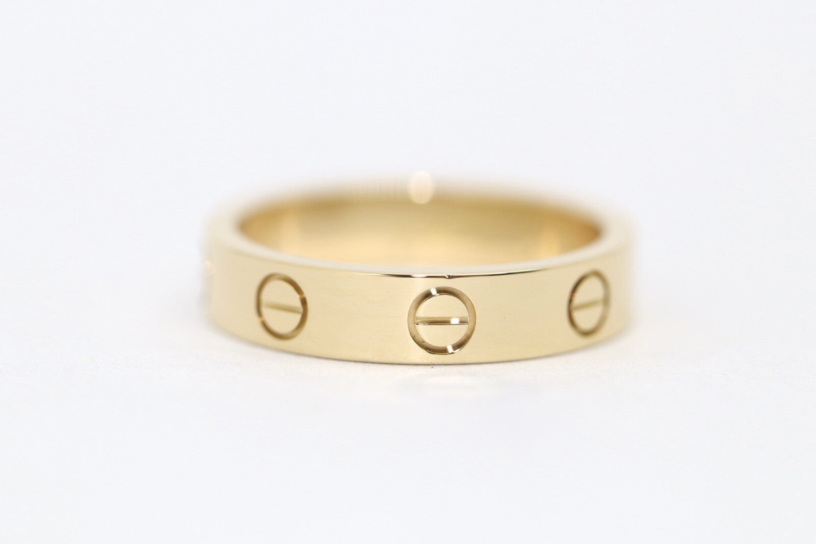 Cartier Love Diamant Ring Trauring/Ehering mit Brillant 18k Gelbgold Gr. 50