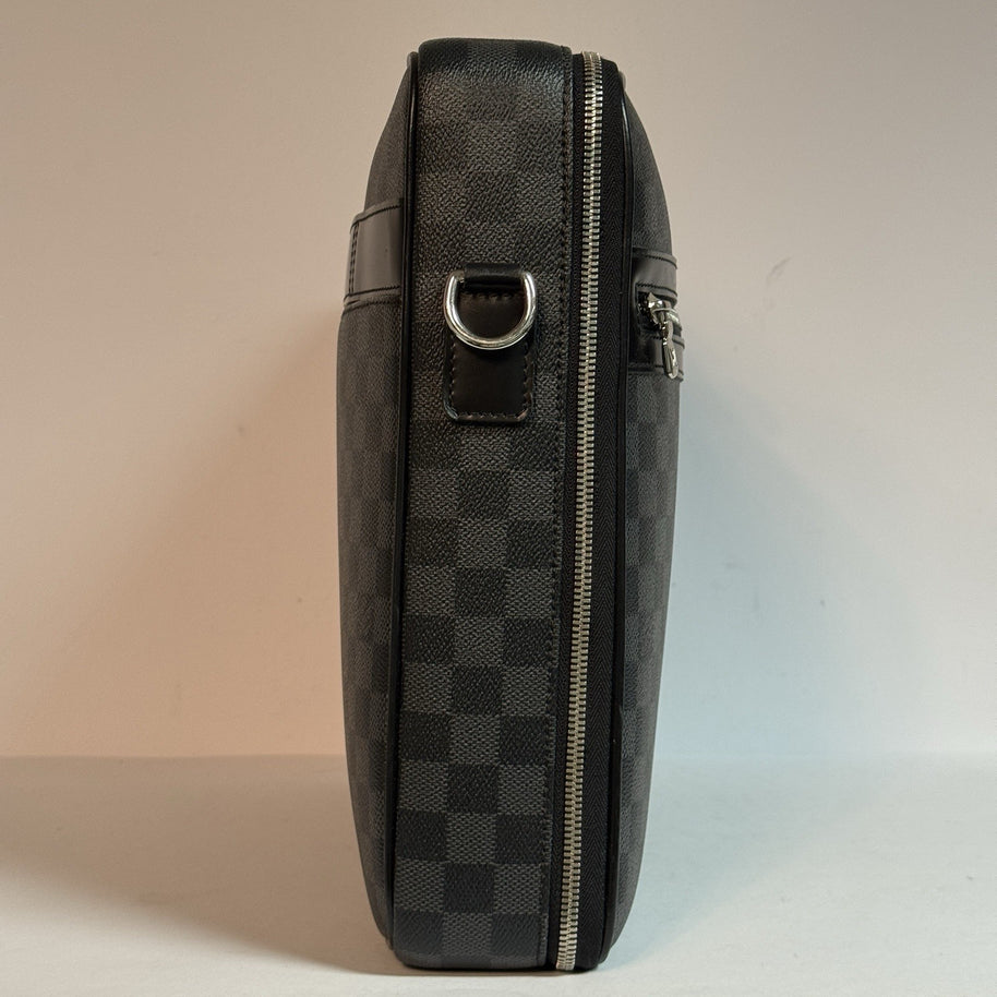 Louis Vuitton Steeve Porte Documents Damier Graphite Herren Businesstasche