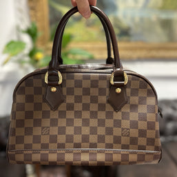 Louis Vuitton Duomo Damier Ebene Handtasche 2006 Top Zustand