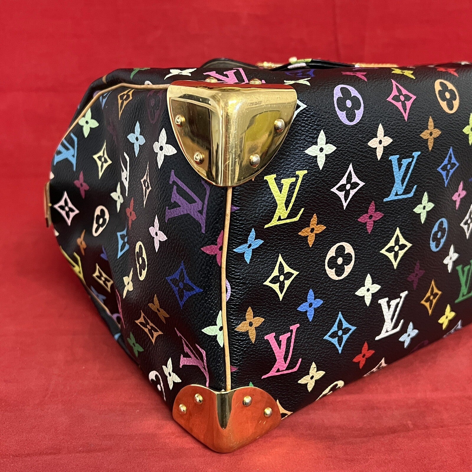 Louis Vuitton Speedy 30 Multicolore / Multicolor Monogram Damen Handtasche 2003