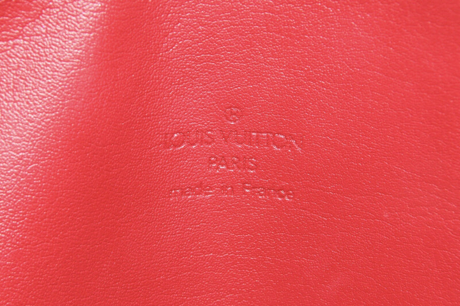 Louis Vuitton Papillon 30 Vernis Leder Rot Damentasche