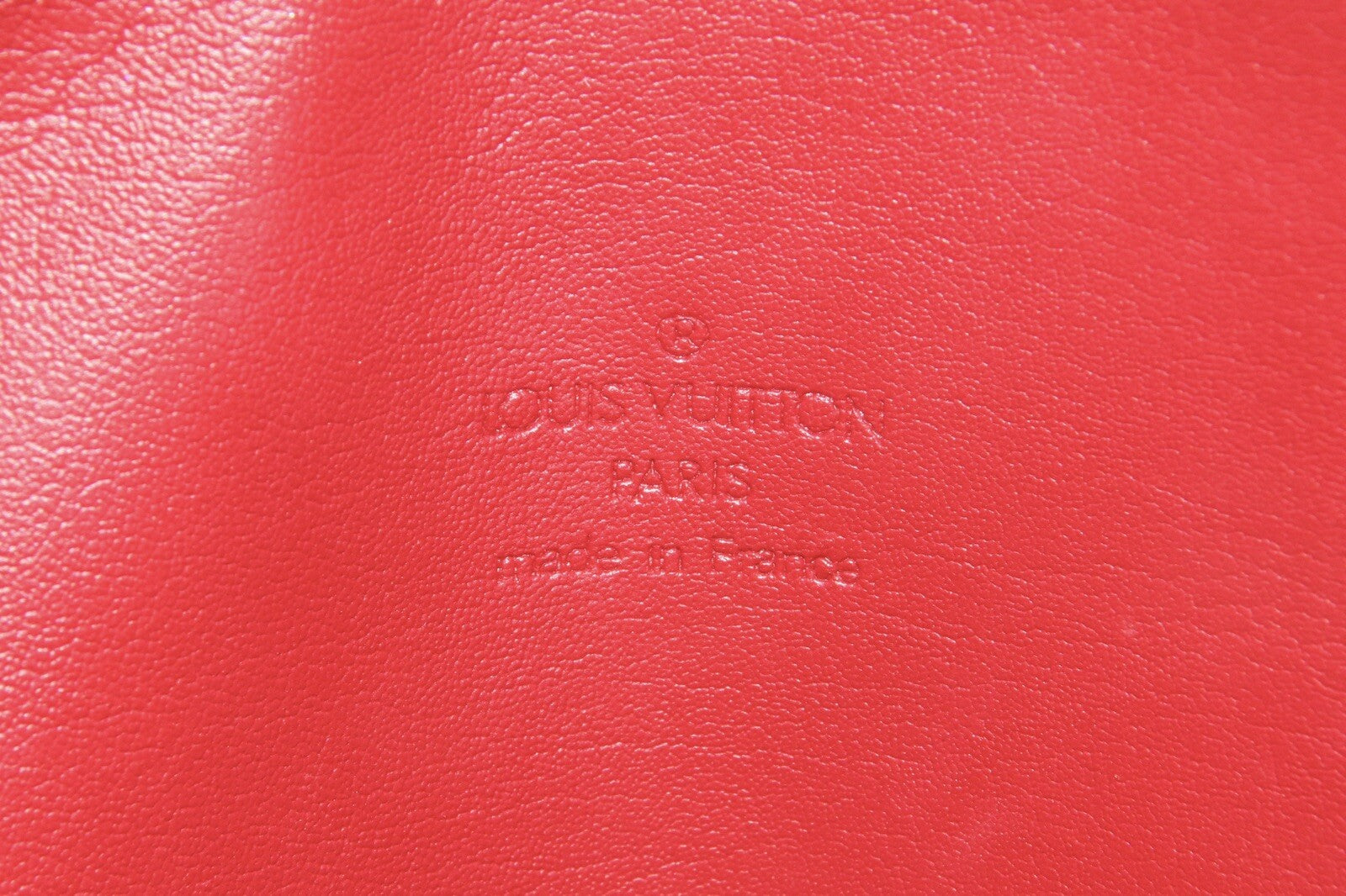 Louis Vuitton Papillon 30 Vernis Leder Rot Damentasche