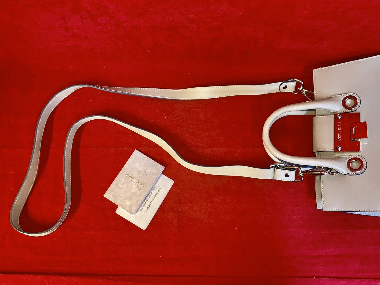 Jimmy Choo Riley Small Damen Handtasche/Schultertasche Grau/Anthrazit