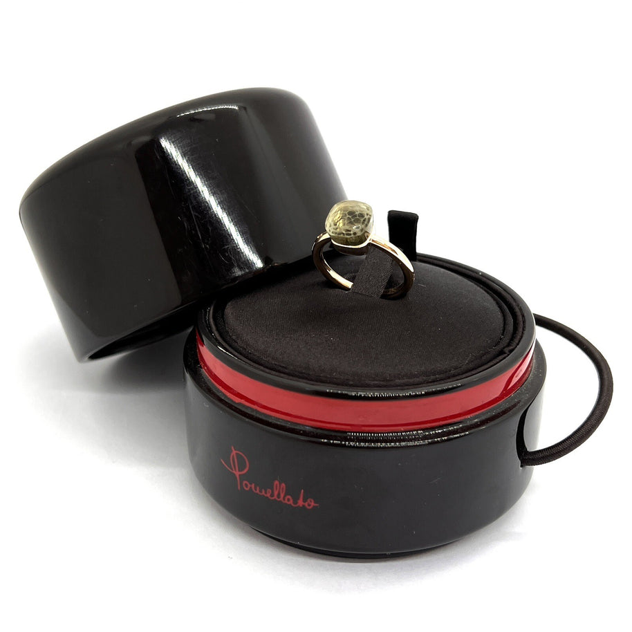 Pomellato Nudo Ring Petite Gr. 52 Grün 750er Rosegold mit Prasiolith