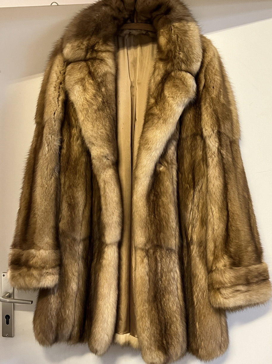 Exklusiver Zobelmantel, 3/4 Jacke Kürschner SCHRANK NP. 80.000,- Echtpelz