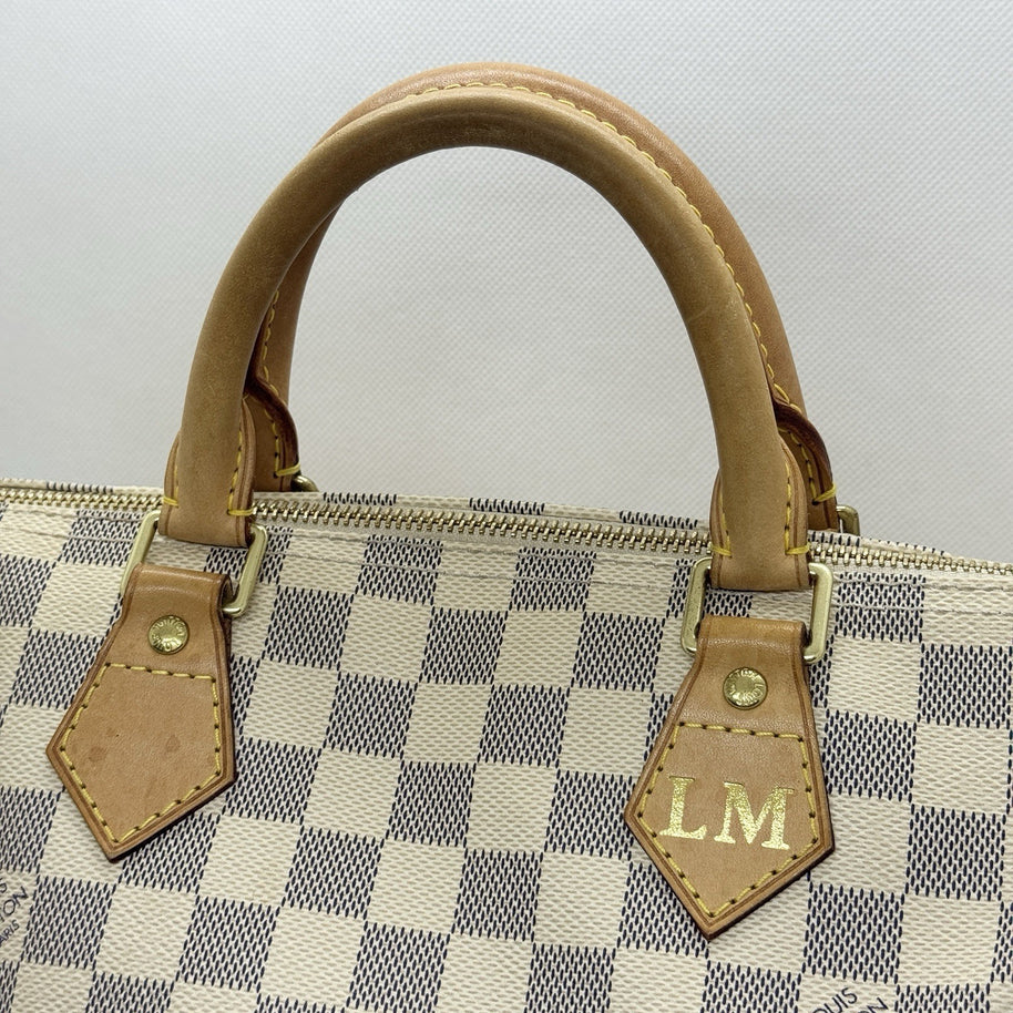 Louis Vuitton Speedy 30 Damier Azur 2012