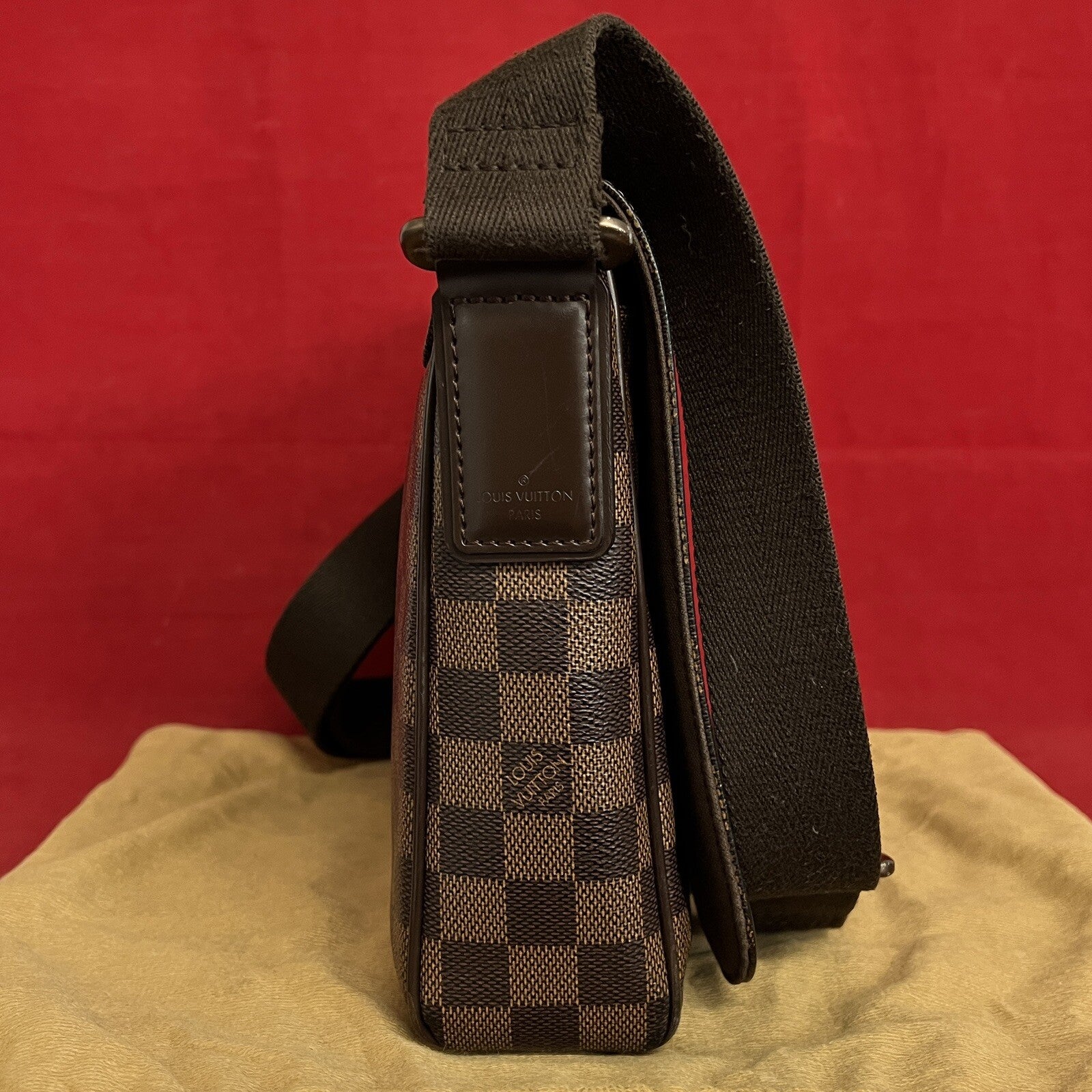 Louis Vuitton District PM Damier Ebene Messenger Umhängetasche 2013