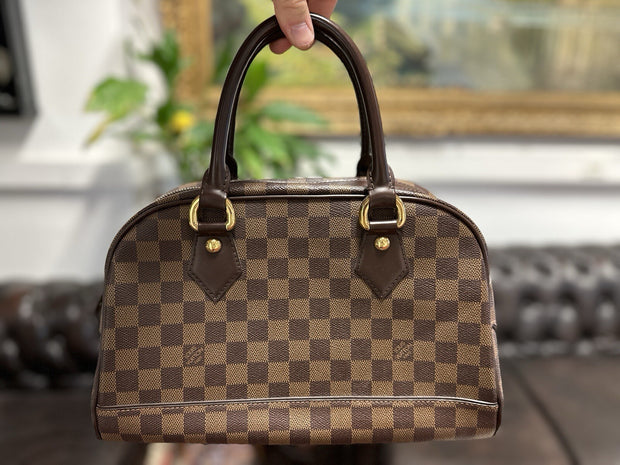 Louis Vuitton Duomo Damier Ebene Handtasche 2006 Top Zustand