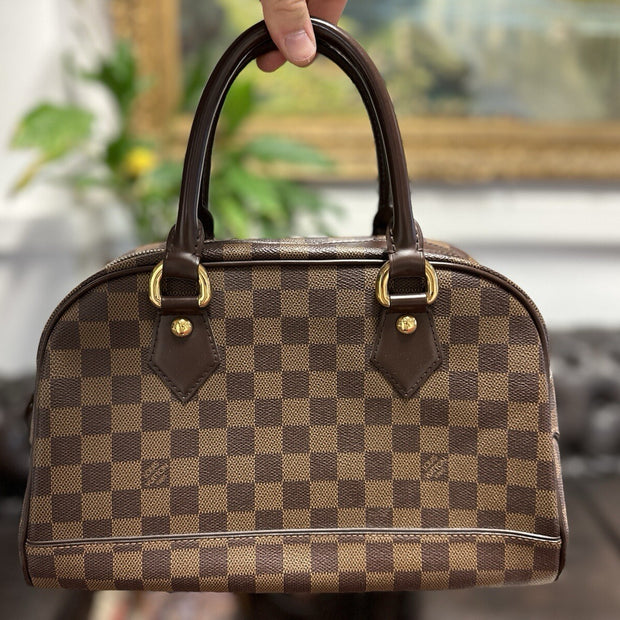 Louis Vuitton Duomo Damier Ebene Handtasche 2006 Top Zustand