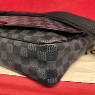 Louis Vuitton Daniel MM Messenger Bag Damier Ebene Herren Umhängetasche 2010