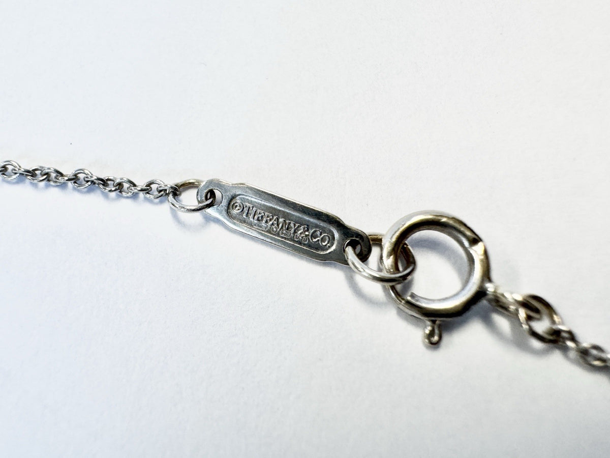 Tiffany & Co. Keys Herz Schlüssel großer Anhänger Weißgold + Orig. Kette
