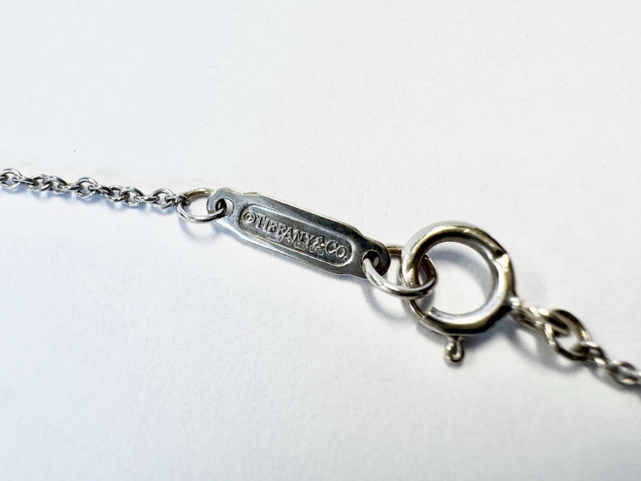Tiffany & Co. Keys Herz Schlüssel großer Anhänger Weißgold + Orig. Kette